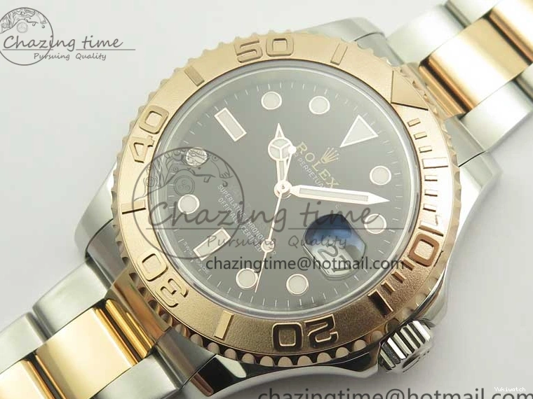 116621 Bracelet Best Dial SS SS 1:1 Black VRF RG on A2836 Edition Yacht-Master 0418